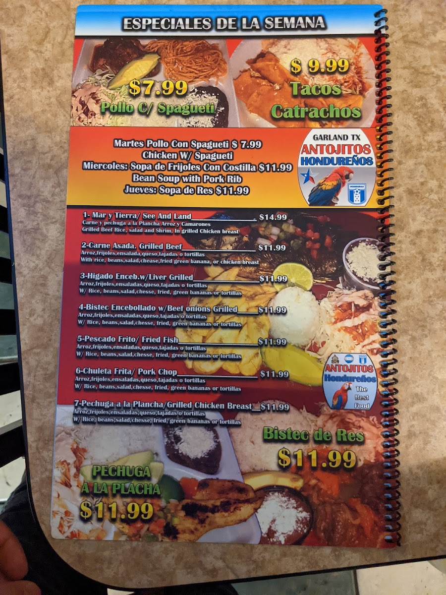 Antojitos Hondurenos Restaurant Menu - Image 6